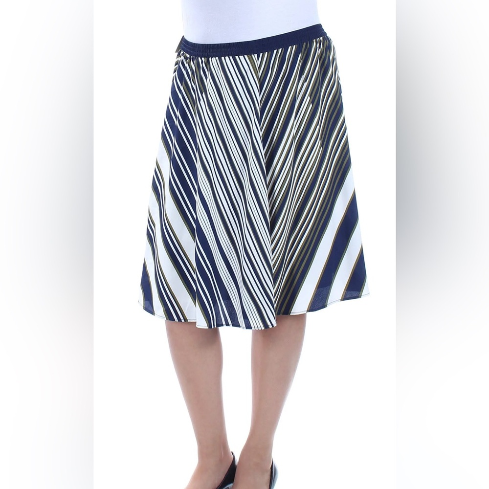 Tommy Hilfiger Women's Chevron-Stripe Skirt size L - Picture 3 of 14